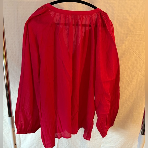 Old Navy Bright Pink Women's Blouse - Picture 2 of 3